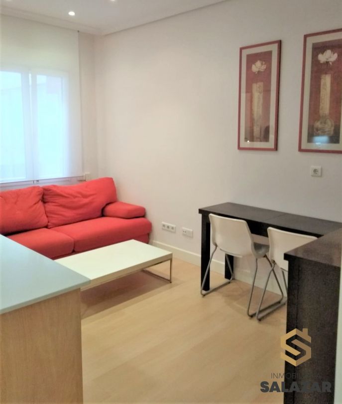 Sala d'estar de Apartament de lloguer en Bilbao  amb Calefacció