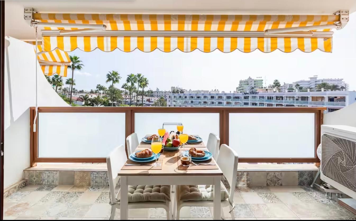 Terrace of Flat for sale in San Bartolomé de Tirajana  with Air Conditioner, Terrace and Furnished