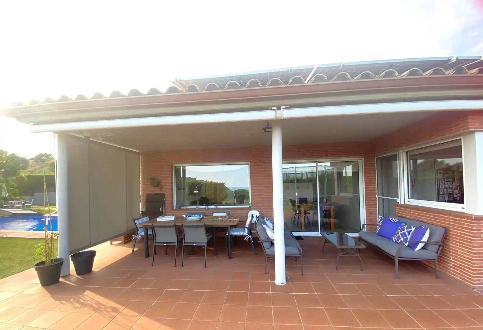 Terrasse von Haus oder Chalet zum Verkauf in Sant Vicenç de Montalt mit Klimaanlage, Heizung und Privatgarten