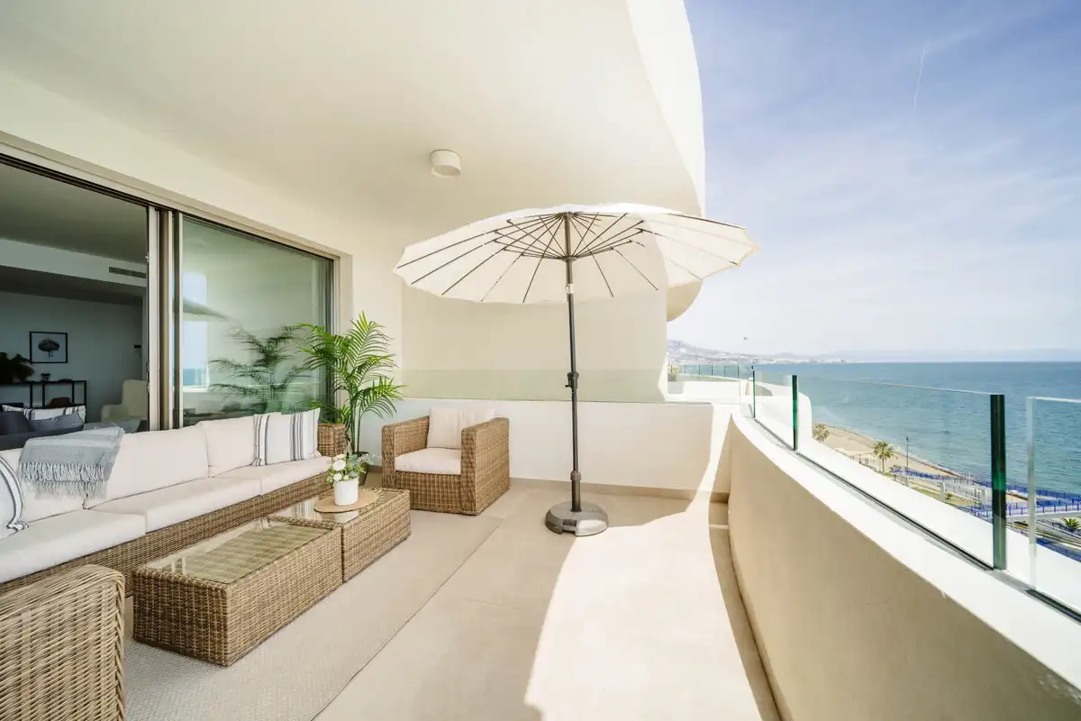 Terrace of Apartments for sale in Mijas  with Air Conditioner, Terrace and Furnished