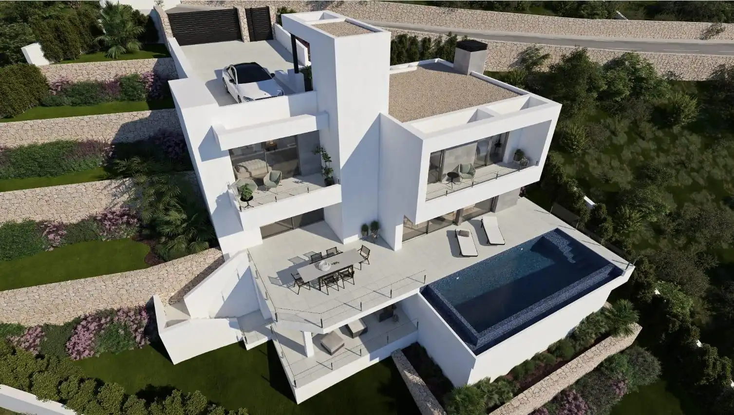 Detached house with terrace for sale in Cumbre del Sol, imagen 8