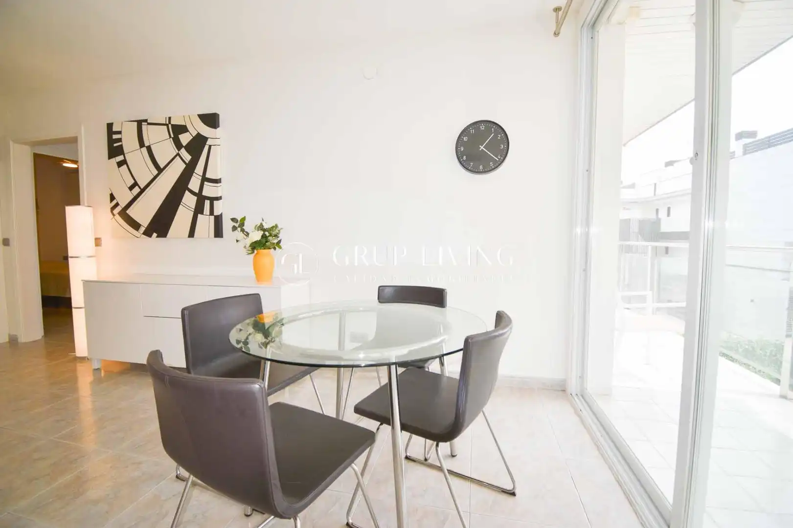 Comedor de Piso de alquiler en Sitges con Calefacción, Terraza y Amueblado