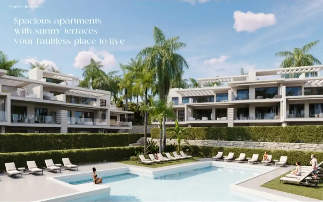 Terrace of Apartments for sale in Estepona  with Heating, Private garden and Terrace