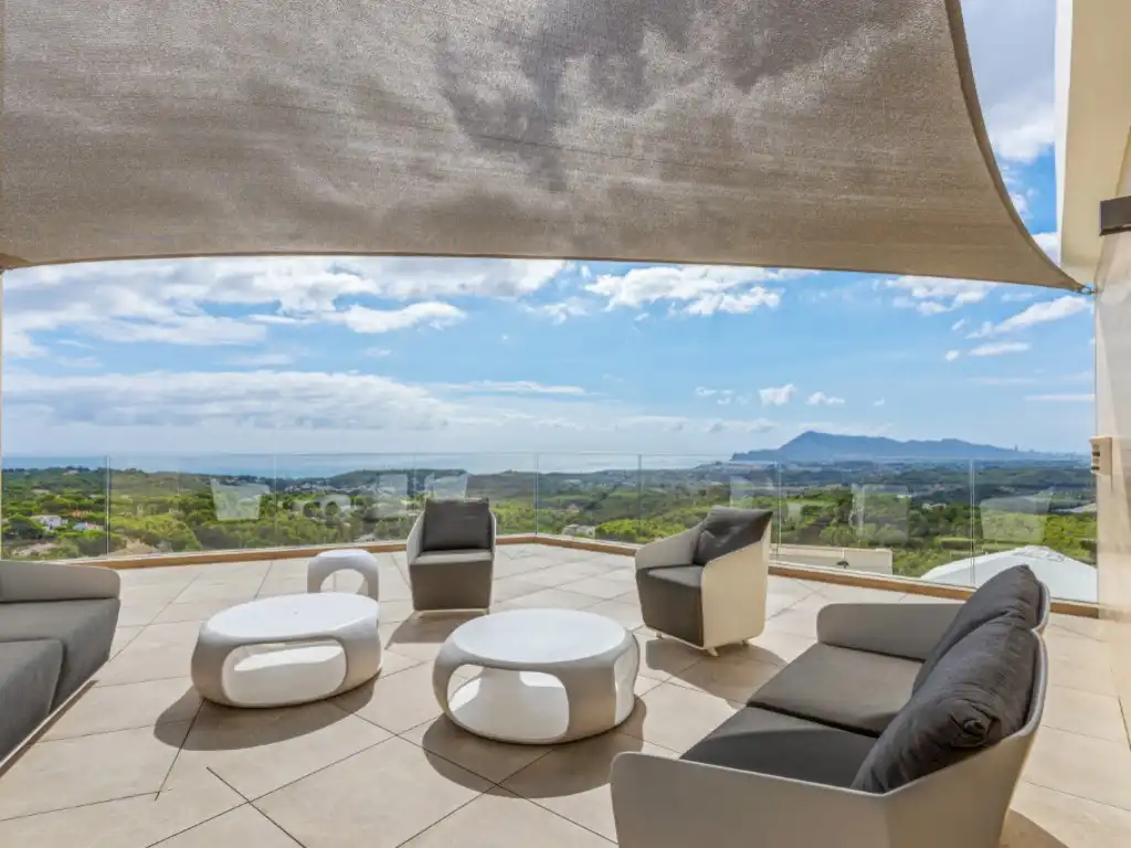 Terraza de Casa o chalet en venta en Altea con Aire acondicionado, Calefacción y Jardín privado