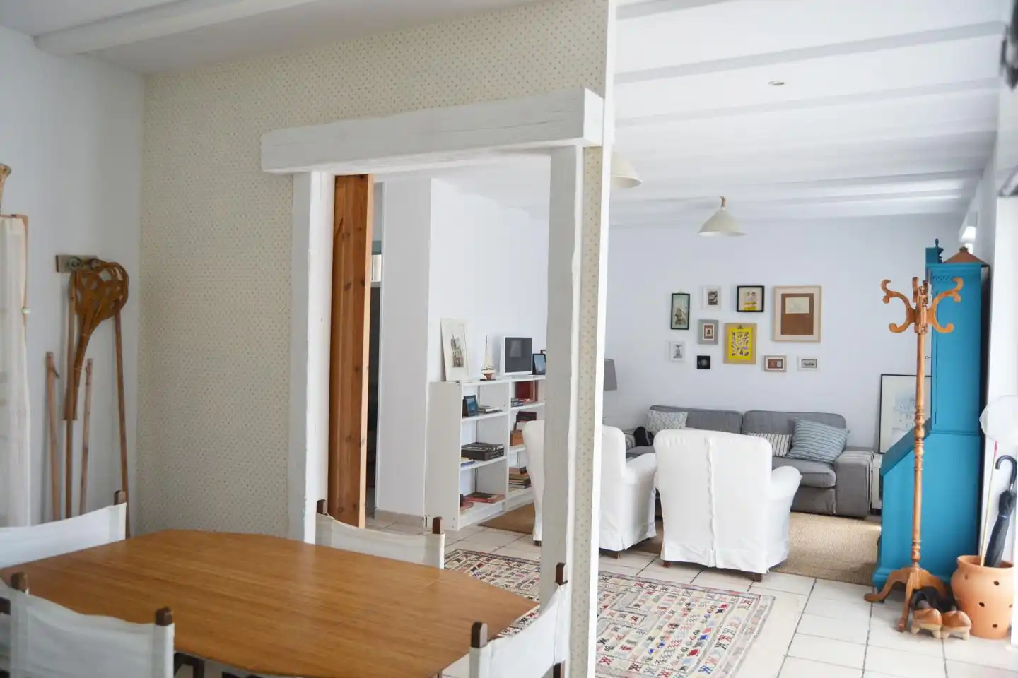 Sala d'estar de Planta baixa de lloguer en Santander amb Calefacció, Jardí privat i Terrassa