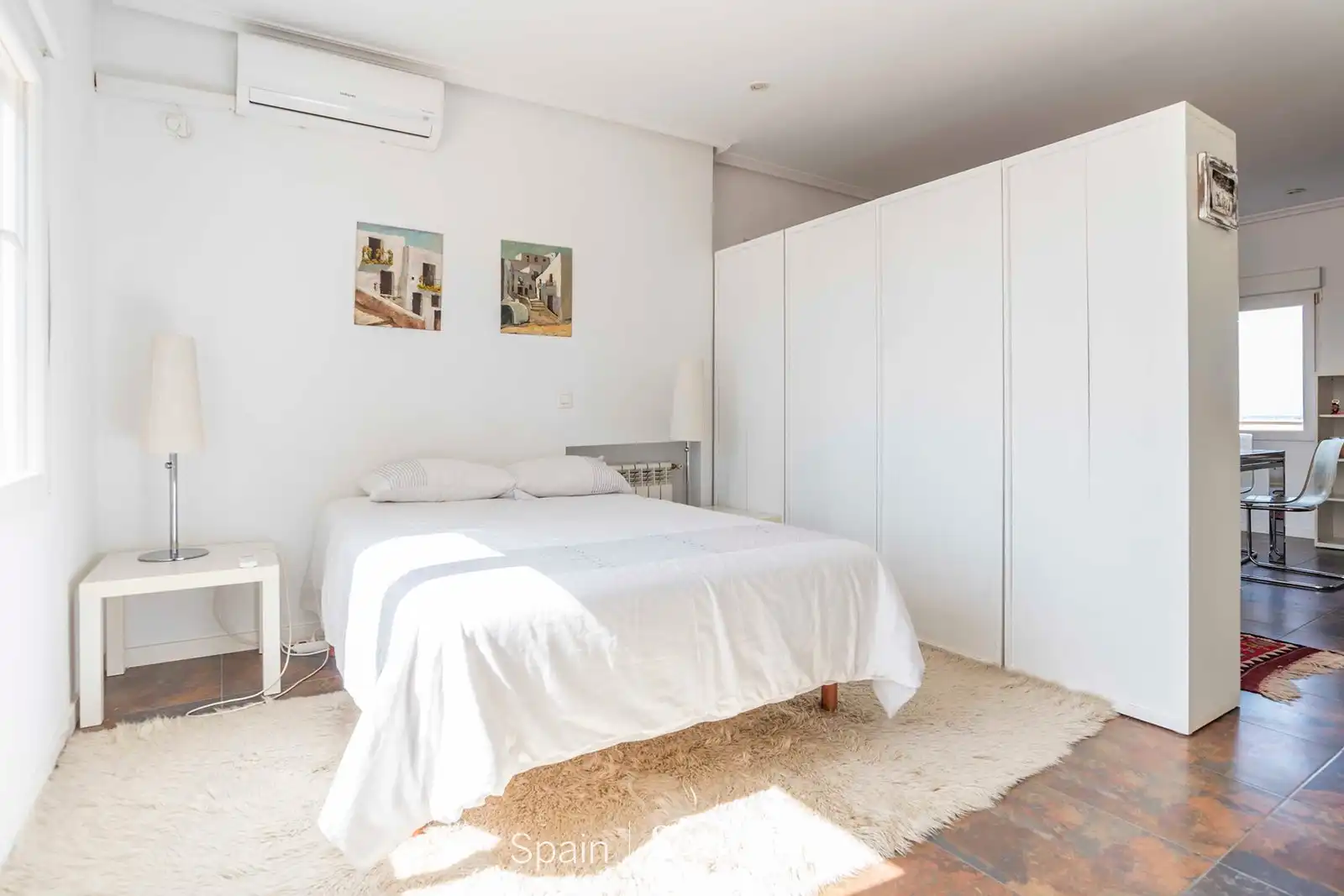 Habitación de Ático de alquiler en Madrid con Aire acondicionado, Calefacción y Terraza