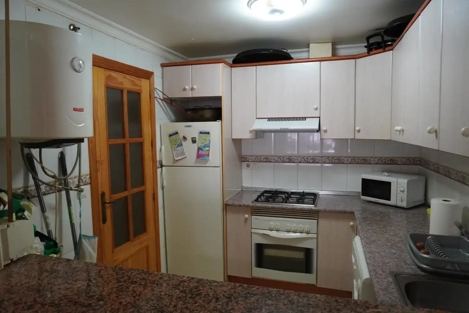 Küche von Wohnung zur Miete in Mazarrón mit Klimaanlage, Terrasse und Möbliert