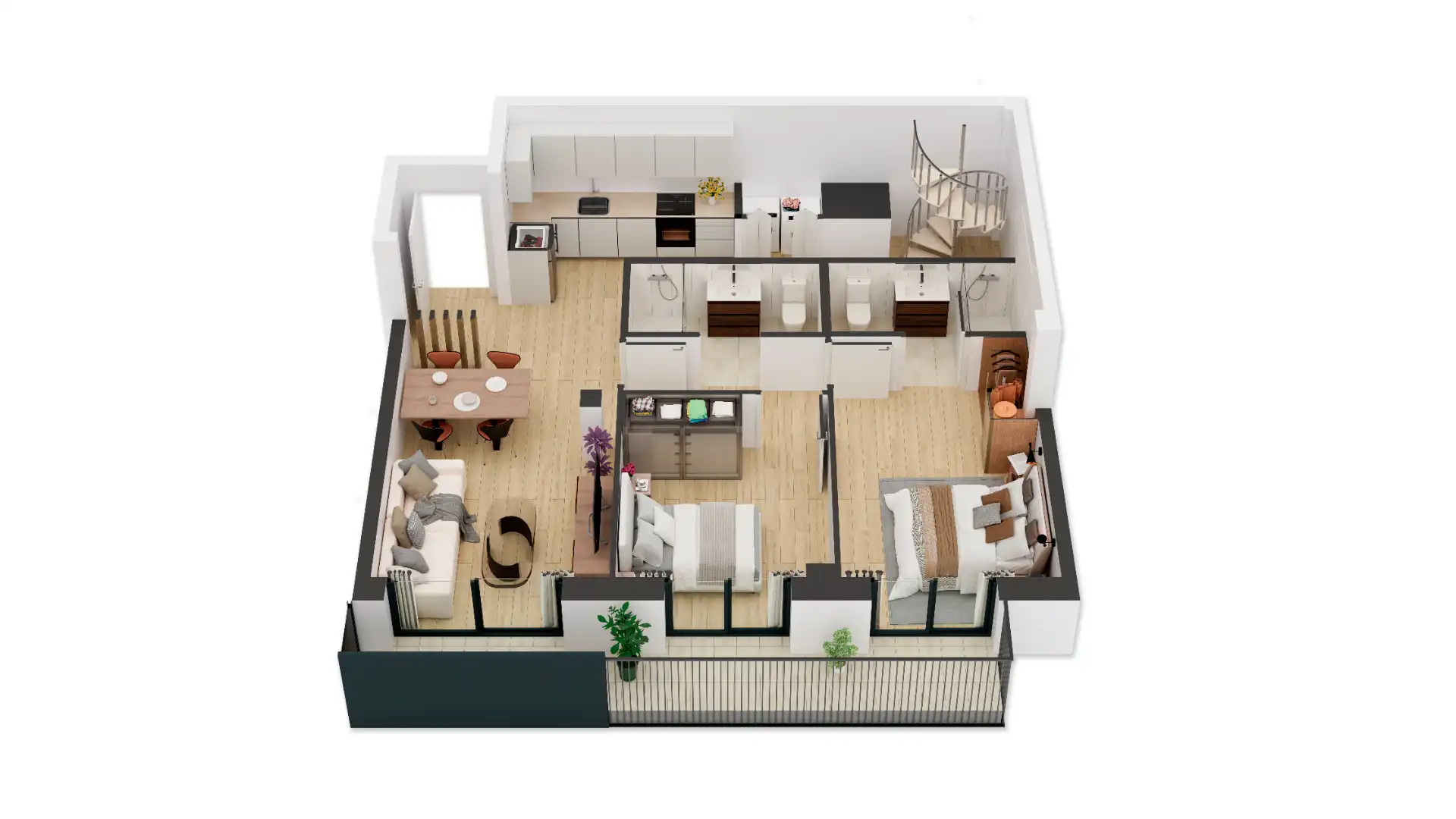 New build Duplex with terrace for sale in Carrer Bateria 39, imagen 2