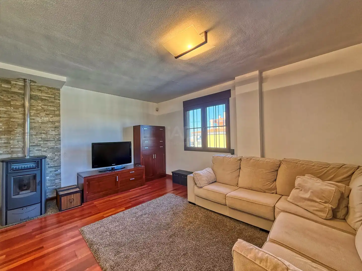 Living room of Flat for sale in Alcalá de la Selva  with Heating