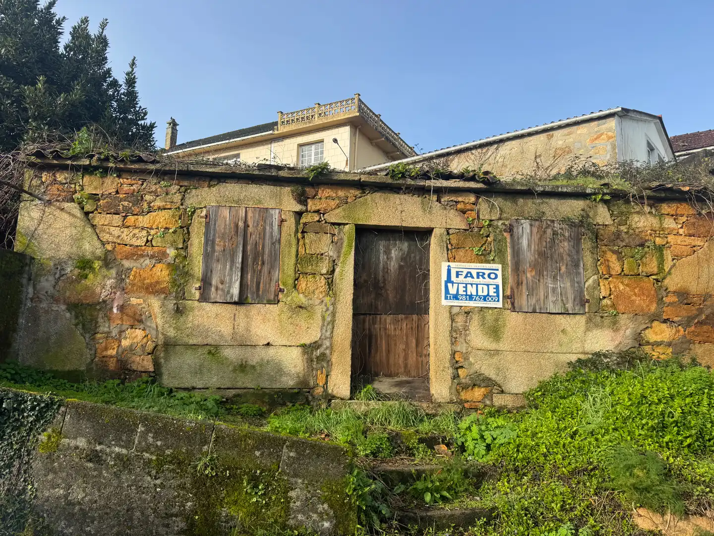 Vista exterior de Finca rústica en venta en Outes con Jardín privado y Terraza