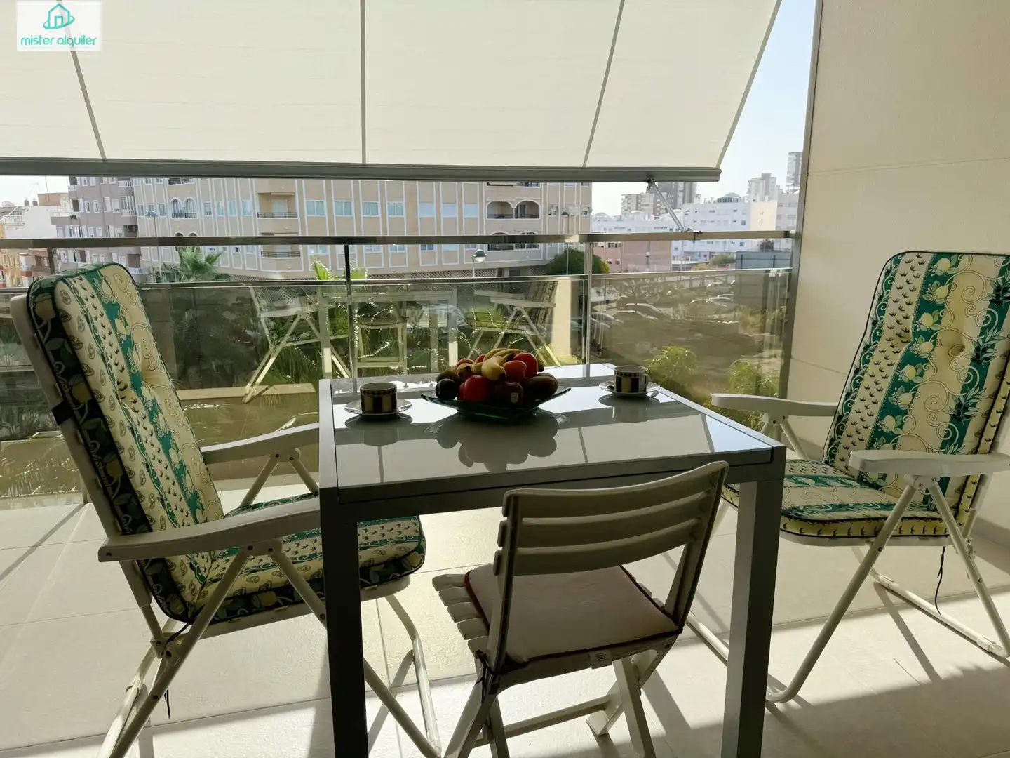 Terrace of Apartments for rent in El Campello  with Air Conditioner, Private garden and Terrace