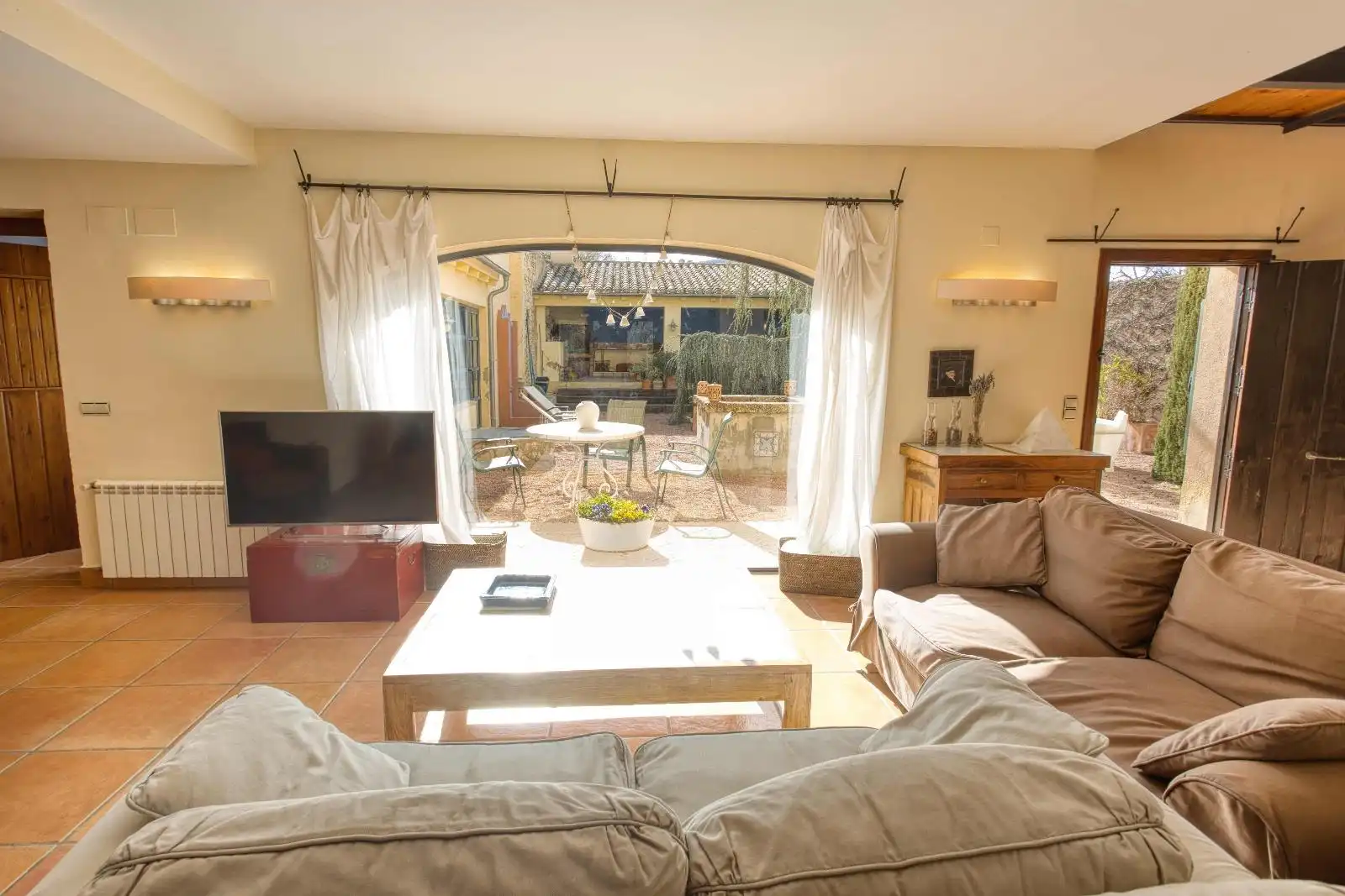 Living room of Houses for sale in Castalla  with Heating, Private garden and Terrace