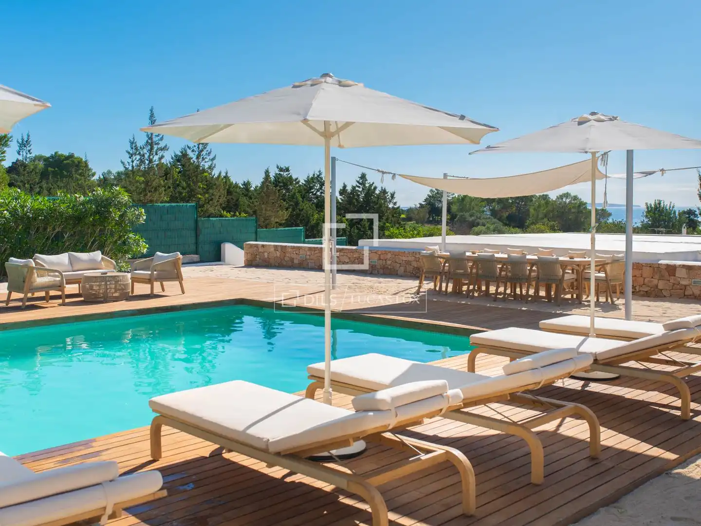 Terraza de Casa o chalet en venta en Sant Josep de sa Talaia con Aire acondicionado, Jardín privado y Terraza