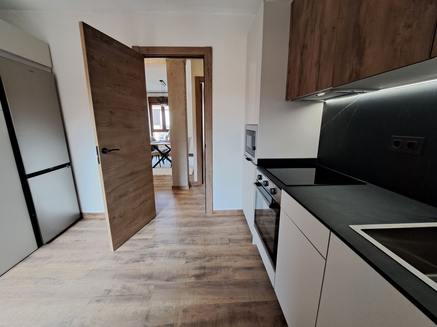 Kitchen of Flat for sale in Gijón   with Storage room and Swimming Pool