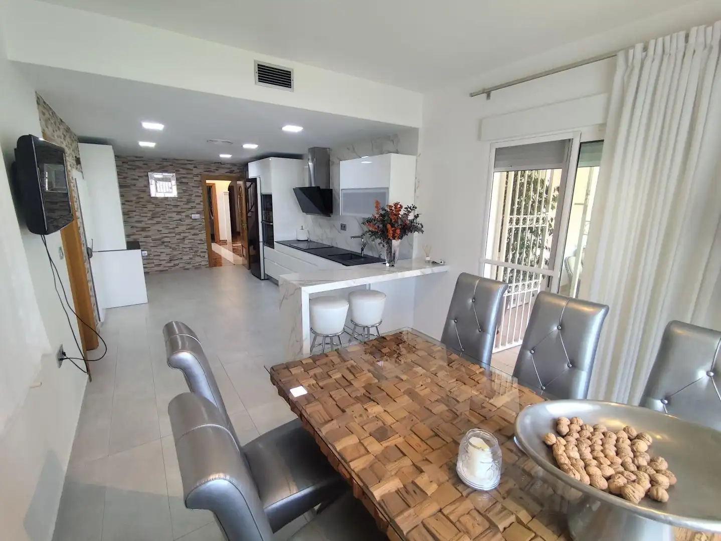 Cocina de Casa o chalet en venta en Murcia con Aire acondicionado, Jardín privado y Terraza