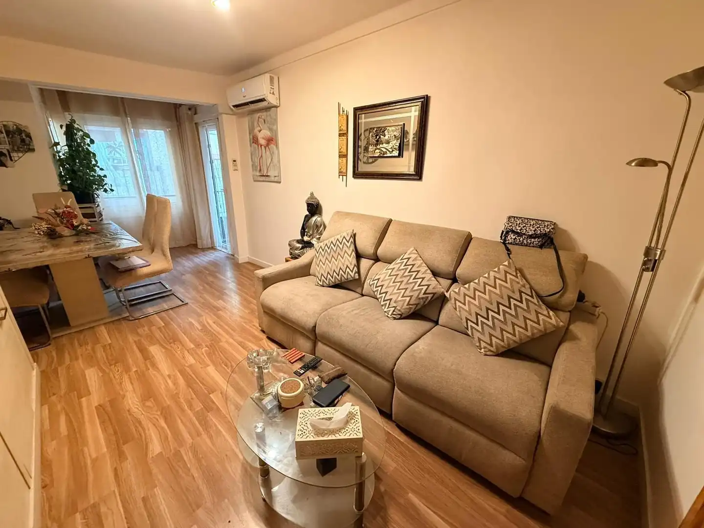 Living room of Apartments for sale in Roses  with Air Conditioner, Heating and Terrace