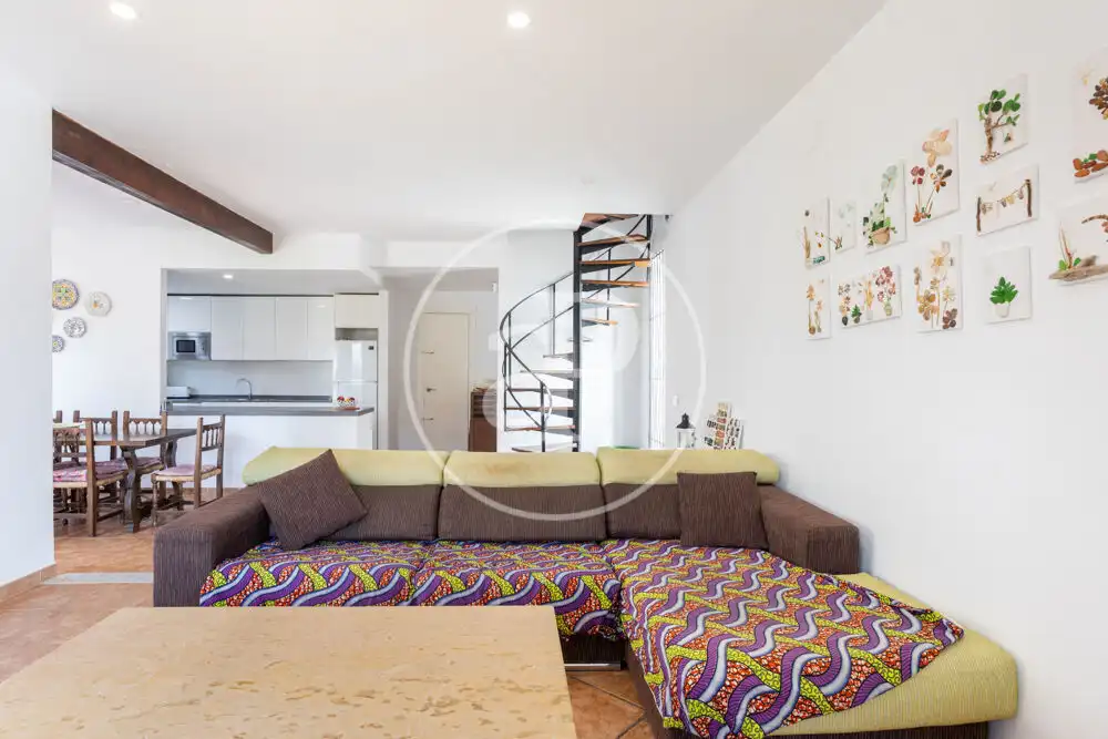 Sala d'estar de Casa adosada en venda en Alcalà de Xivert amb Calefacció, Jardí privat i Terrassa