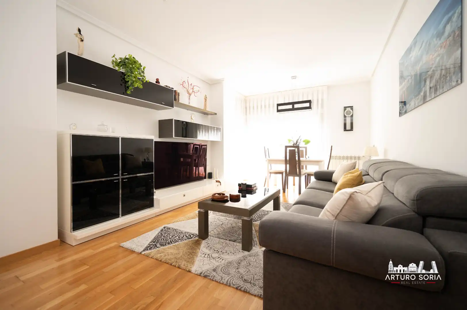Sala de estar de Piso en venta en Rivas-Vaciamadrid con Aire acondicionado, Calefacción y Trastero