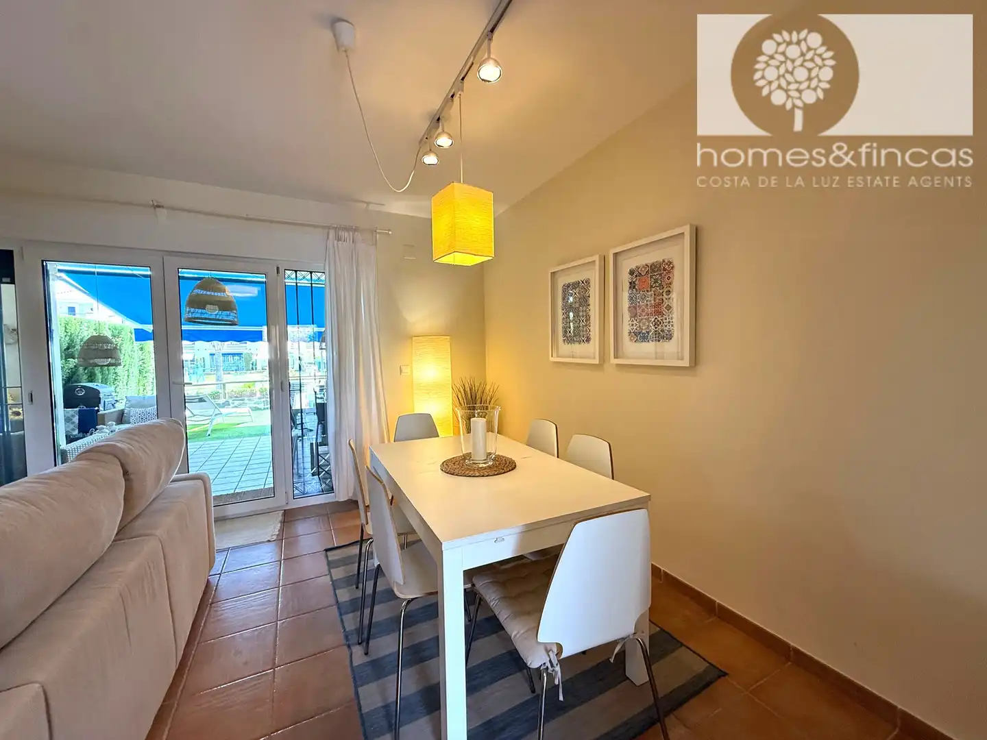 Dining room of Houses for sale in Ayamonte  with Air Conditioner, Terrace and Furnished