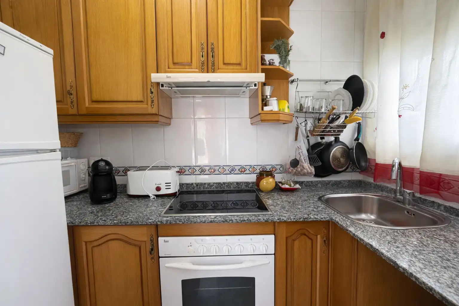 Cocina de Apartamento en venta en Mont-roig del Camp con Aire acondicionado, Calefacción y Jardín privado