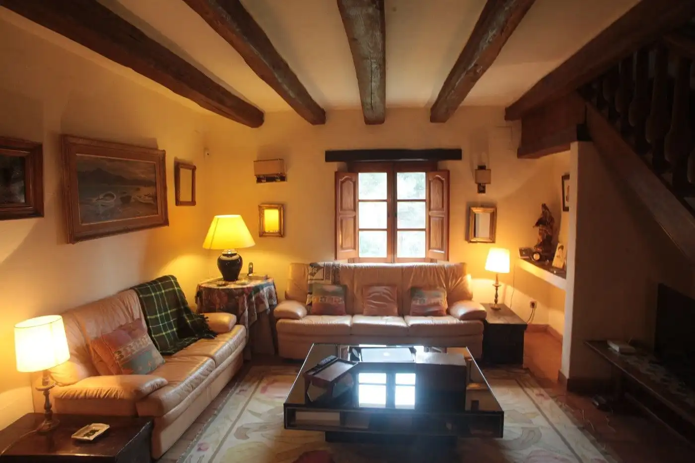 Wohnzimmer von Country house zum Verkauf in Santa Cristina d'Aro mit Terrasse, Abstellraum und Schwimmbad