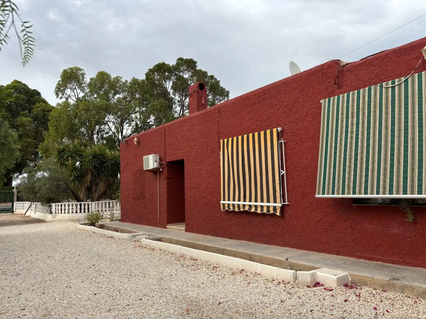 Vista exterior de Finca rústica en venda en Elche / Elx amb Aire condicionat, Jardí privat i Piscina