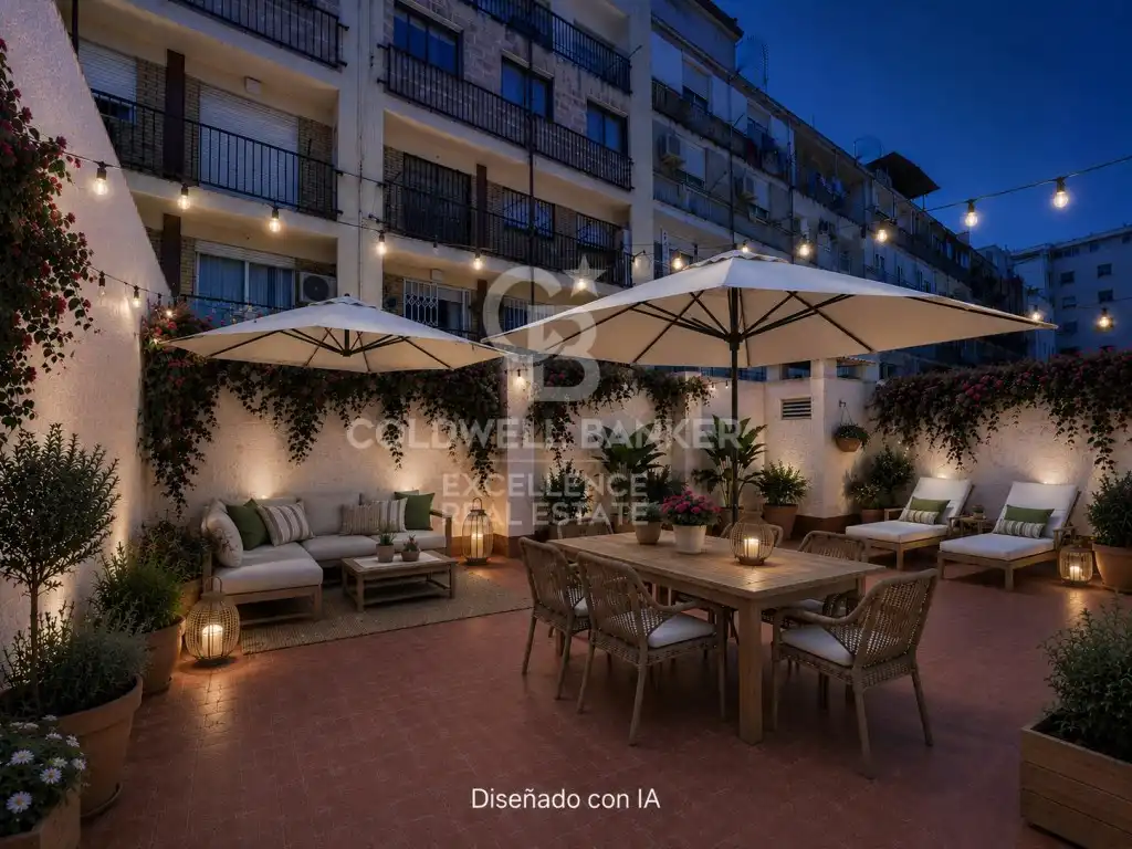Terrace of Flat for rent in Valencia  with Terrace and Balcony
