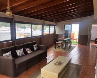 Sala d'estar de Àtic de lloguer en Icod de los Vinos