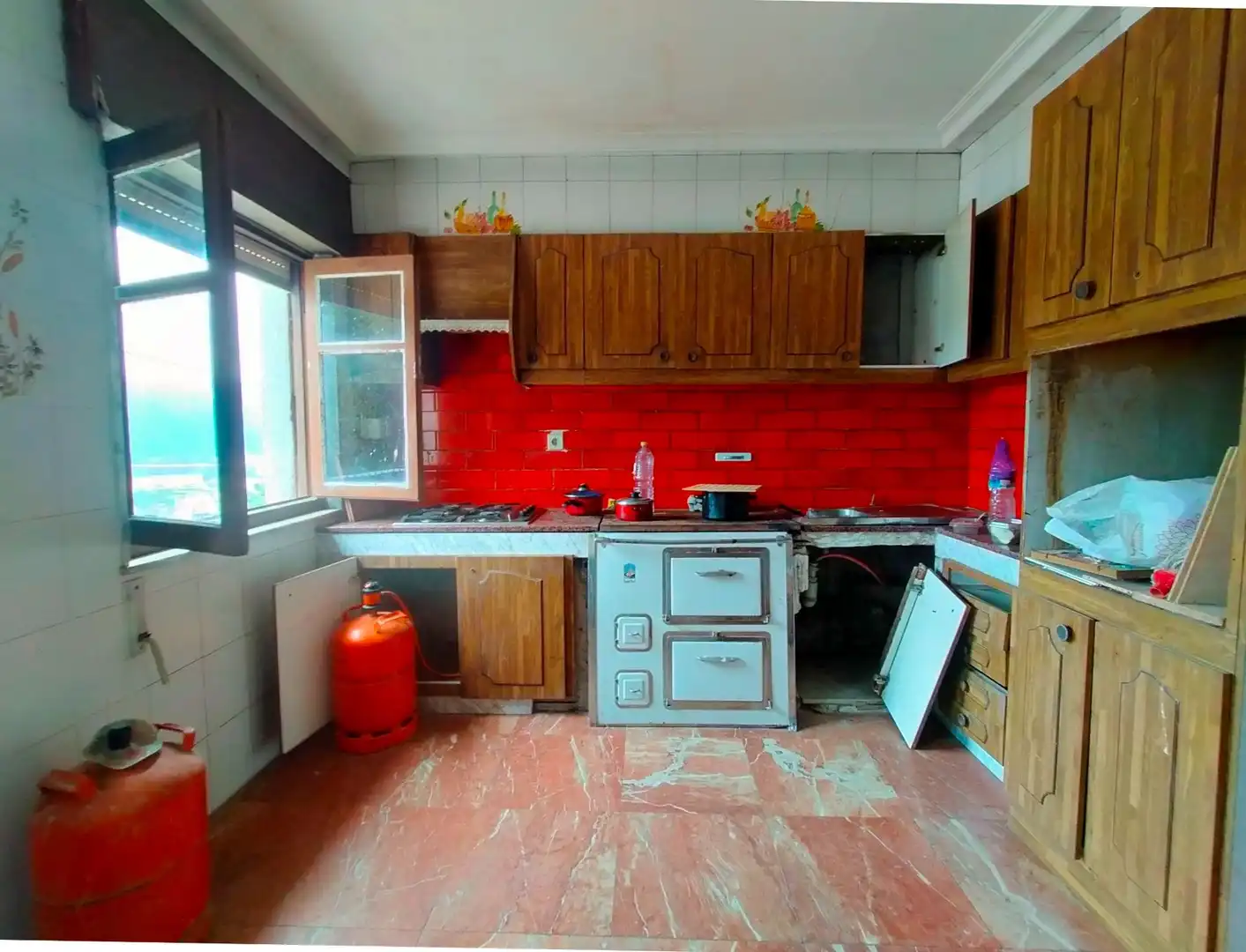 Küche von Country house zum Verkauf in Pravia mit Heizung und Abstellraum
