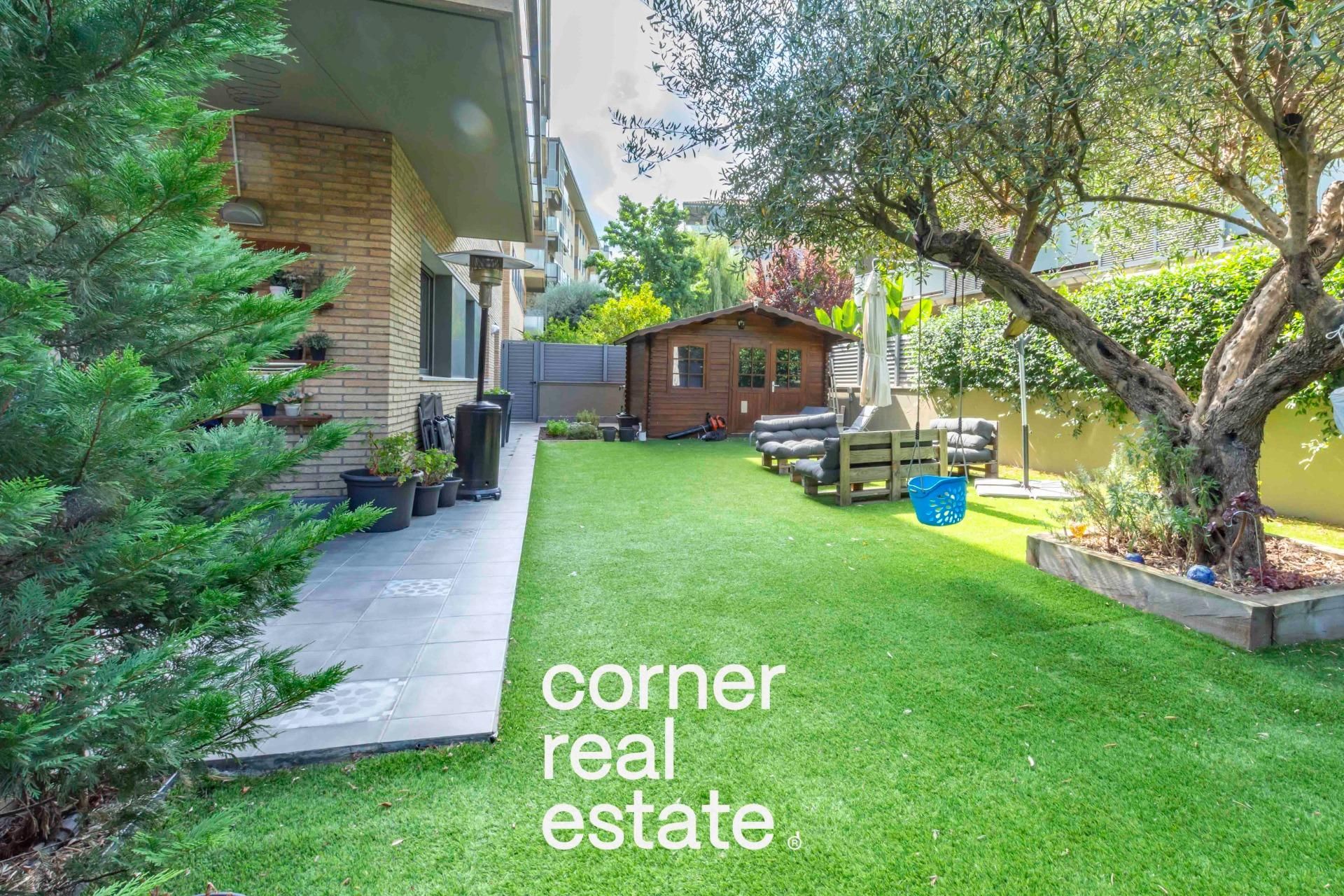 Garden of Planta baja for sale in Sant Cugat del Vallès  with Air Conditioner, Heating and Private garden