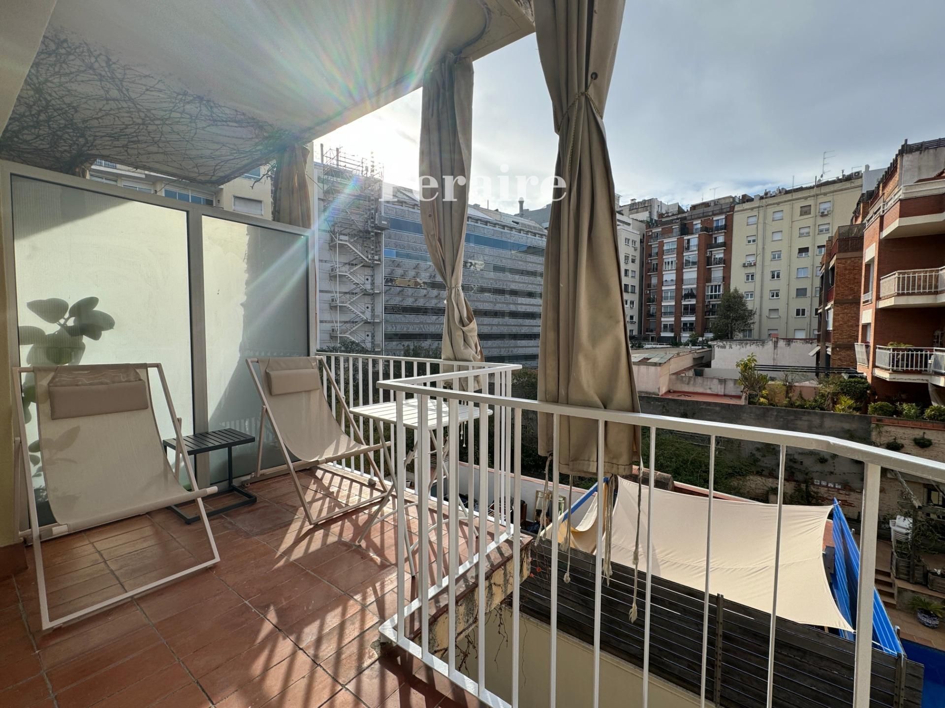 Vista exterior de Pis de lloguer en  Barcelona Capital amb Aire condicionat, Calefacció i Parquet