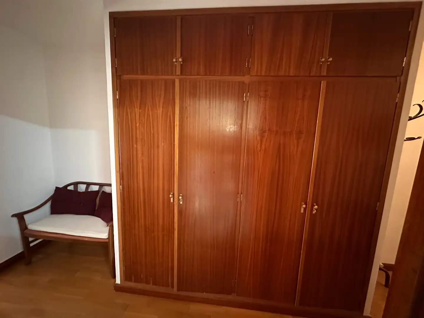 Bedroom of Flat for rent in Cuenca  with Heating, Terrace and Furnished