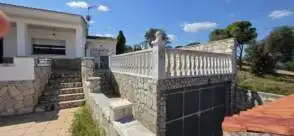 Vista exterior de Casa o chalet en venta en Maçanet de la Selva con Jardín privado, Terraza y Piscina