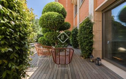 Terrassa de Casa o xalet en venda en  Barcelona Capital amb Aire condicionat, Jardí privat i Parquet