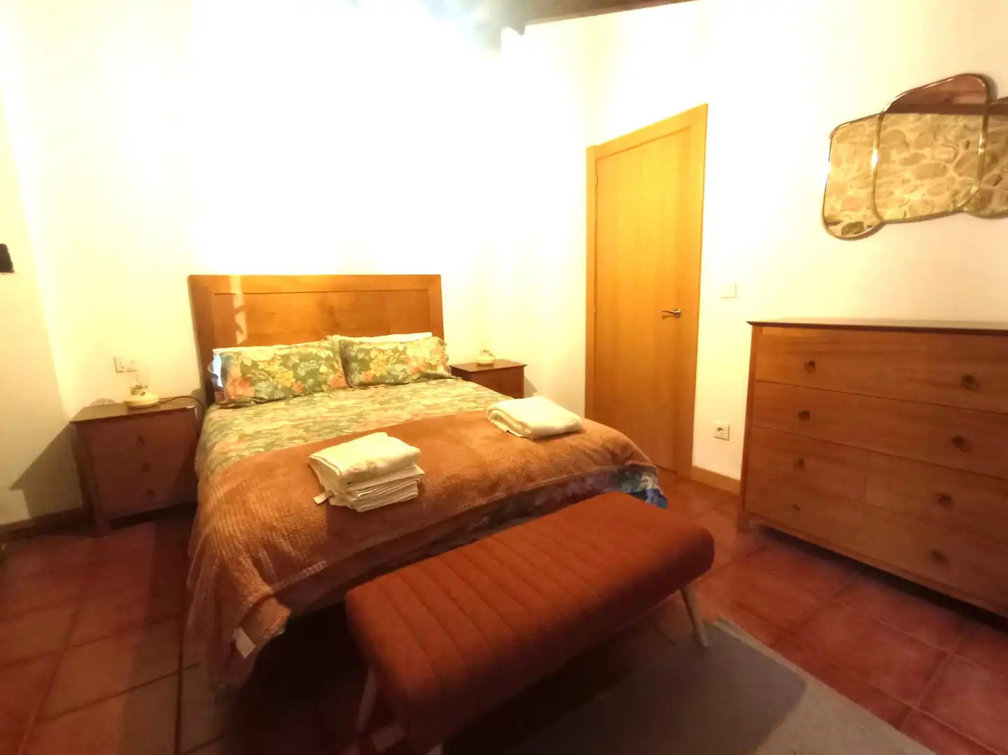 Dormitori de Casa adosada de lloguer en Anievas amb Calefacció, Jardí privat i Parquet