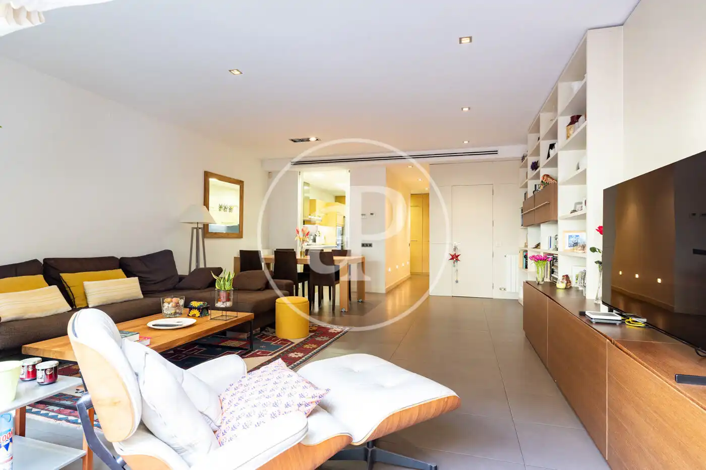 Sala de estar de Casa o chalet en venta en Barcelona con Aire acondicionado, Calefacción y Terraza