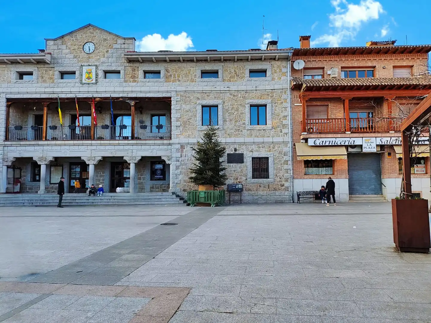 Exterior view of Detached homes for sale in Manzanares El Real  with Heating, Private garden and Terrace