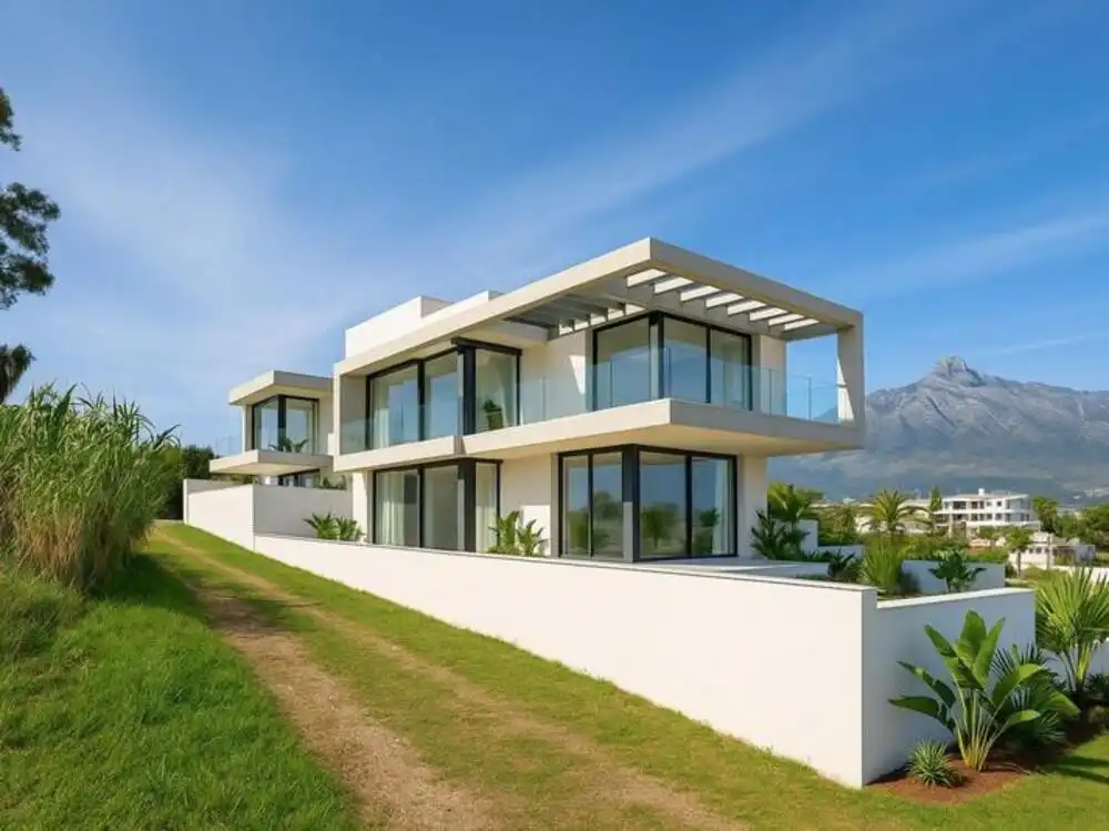 Vista exterior de Casa o chalet de alquiler en Marbella con Aire acondicionado, Jardín privado y Terraza