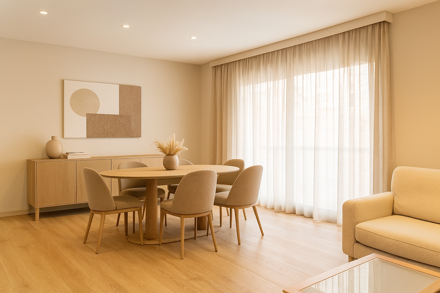 Dining room of Flat for sale in Sant Feliu de Llobregat  with Air Conditioner and Heating