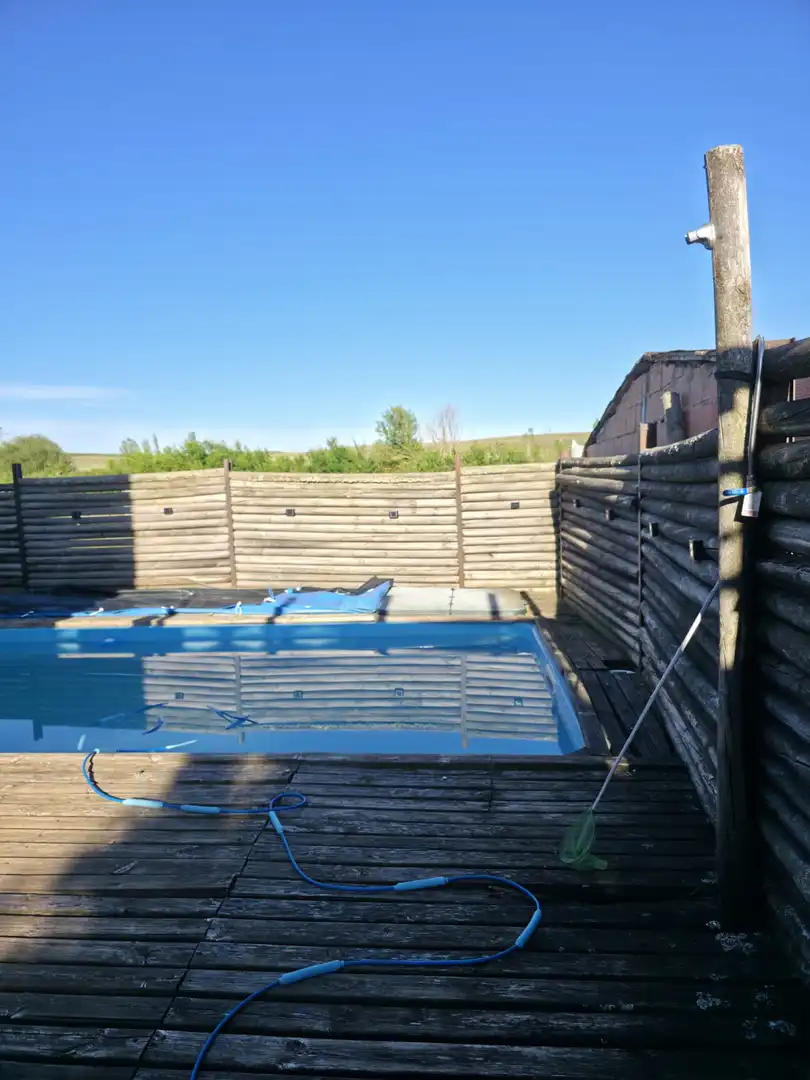 Swimming pool of Houses for sale in Salinas de Pisuerga  with Private garden, Storage room and Swimming Pool
