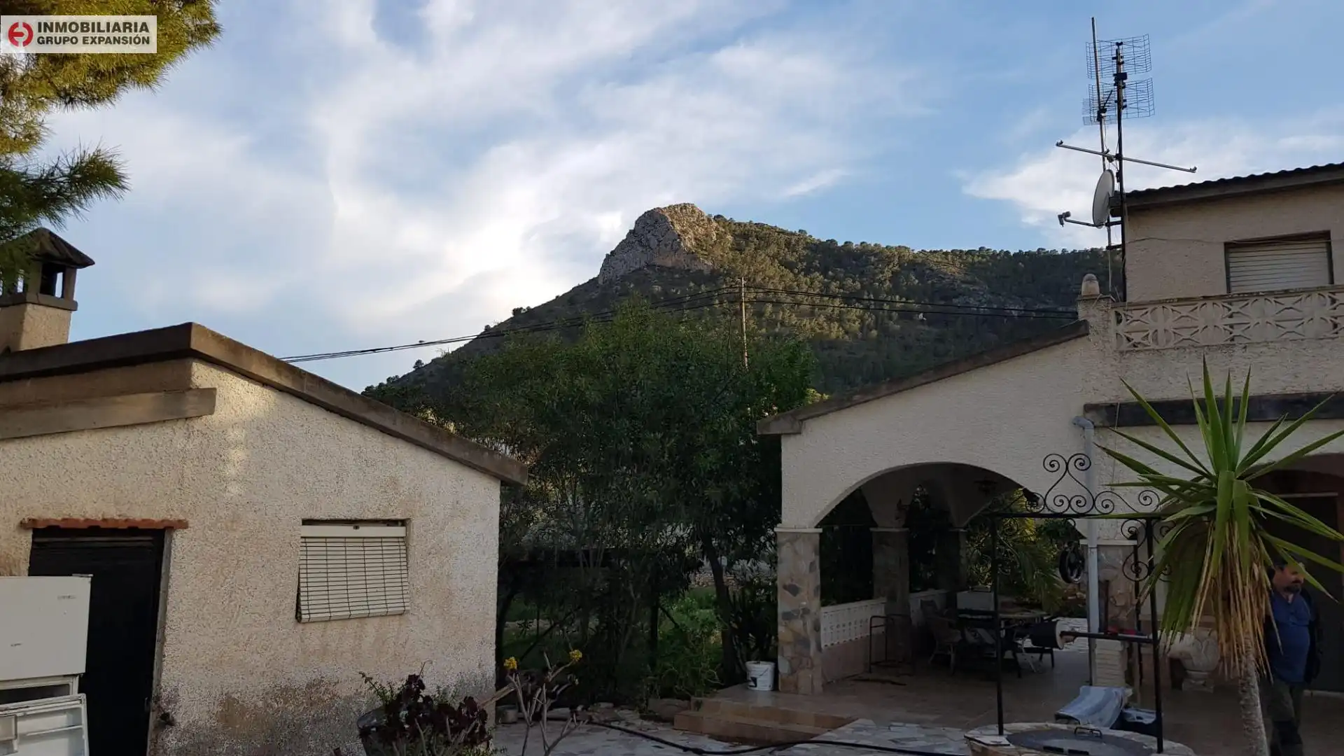 Vista exterior de Casa o xalet en venda en Aspe amb Jardí privat, Terrassa i Traster