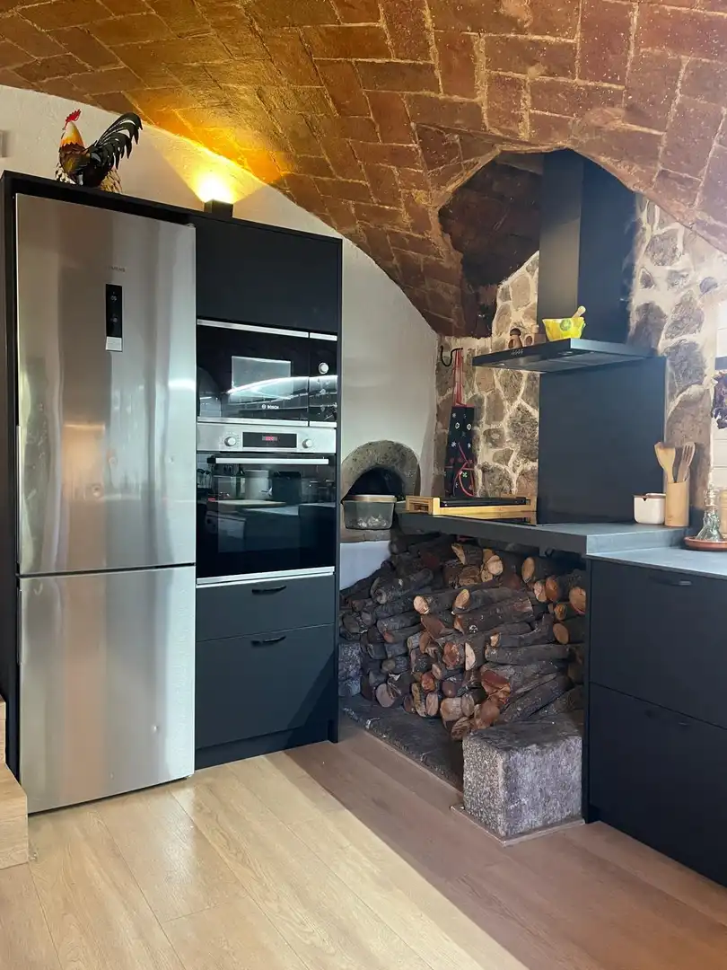 Cuina de Casa o xalet en venda en Collbató amb Calefacció, Jardí privat i Terrassa