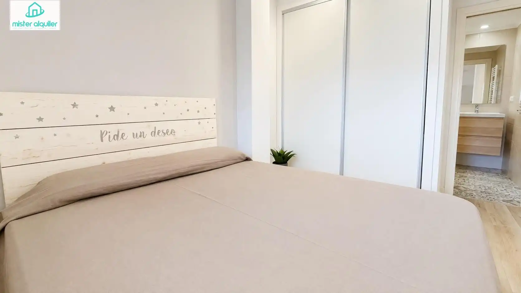 Schlafzimmer von Wohnungen zur Miete in El Campello mit Klimaanlage, Heizung und Terrasse