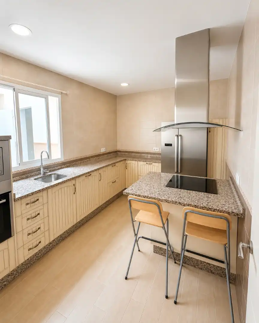 Cuina de Casa o xalet en venda en Camas amb Aire condicionat, Terrassa i Forn