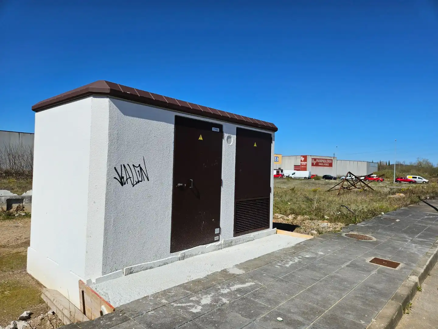 Vista exterior de Terreno industrial en venta en Siero