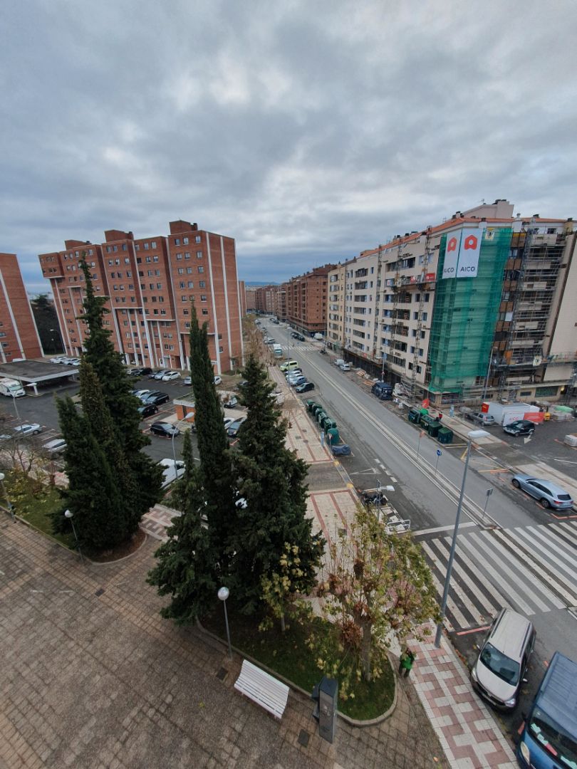 Exterior view of Flat for sale in  Pamplona / Iruña  with Heating, Parquet flooring and Furnished