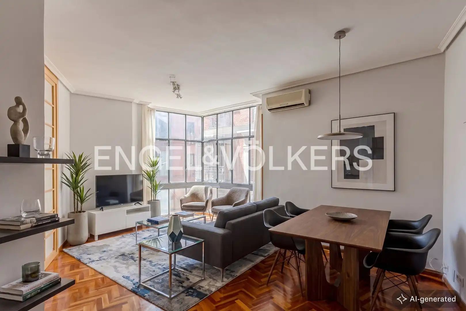 Sala de estar de Piso en venta en Madrid con Aire acondicionado, Calefacción y Parquet