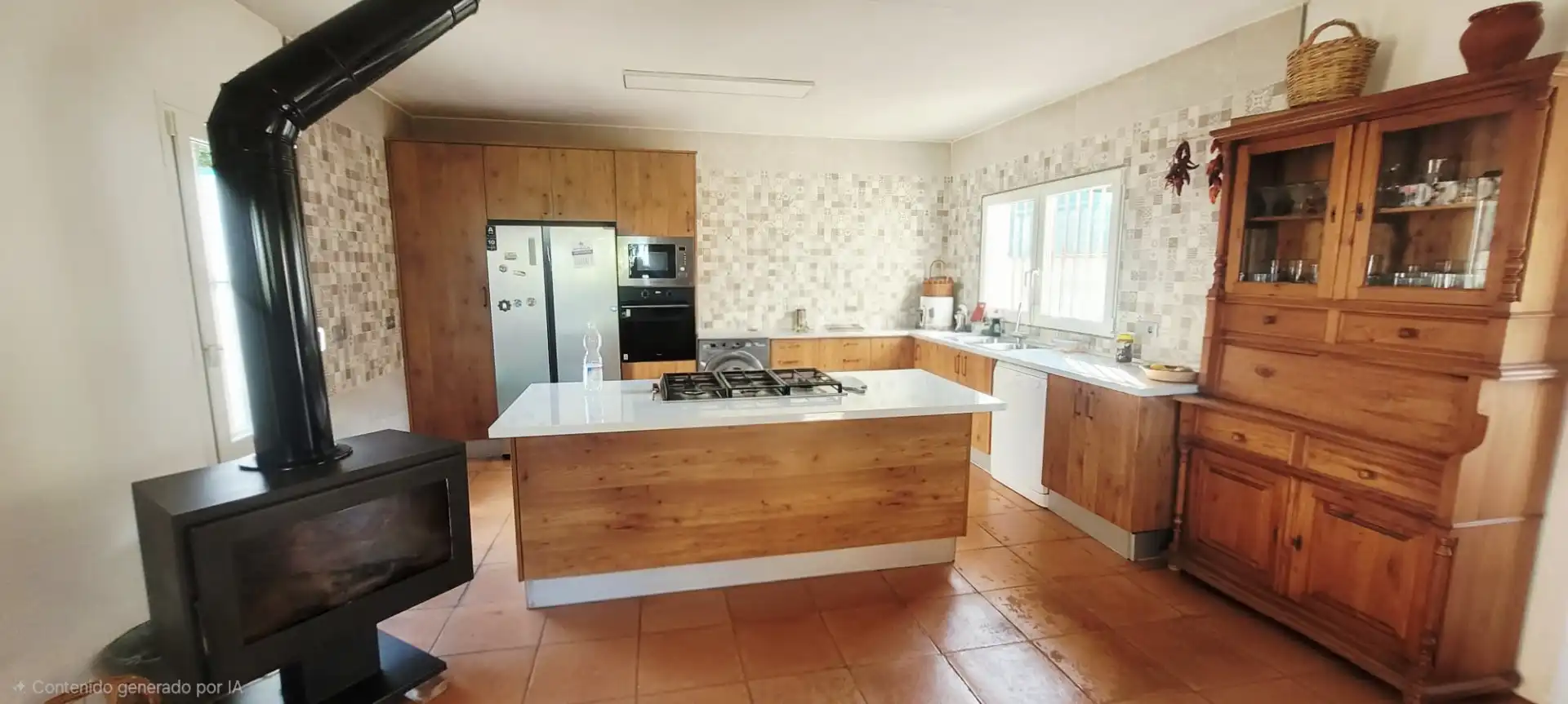 Küche von Haus oder Chalet zum Verkauf in Tarifa mit Privatgarten, Möbliert und Ofen