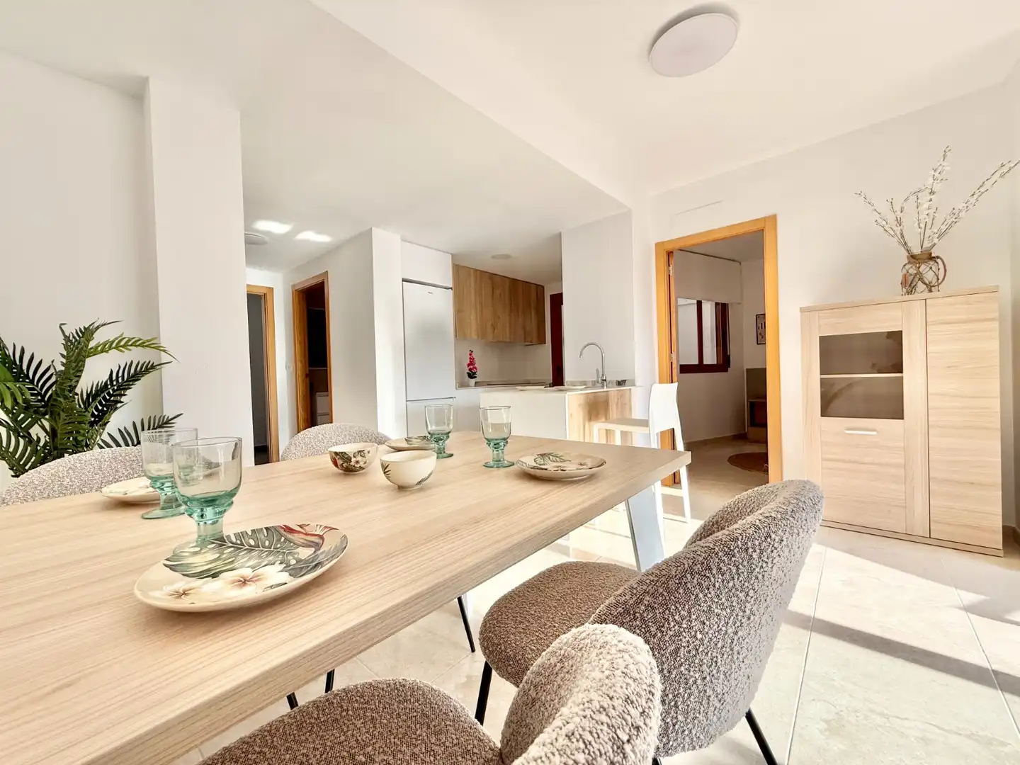 Esszimmer von Wohnung zum Verkauf in Murcia mit Klimaanlage, Terrasse und Abstellraum