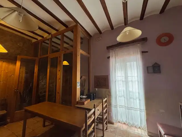 Esszimmer von Haus oder Chalet zum Verkauf in Vilafamés mit Terrasse, Möbliert und Ofen